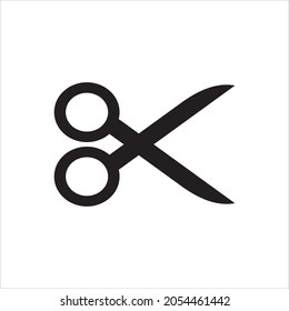 cut icon vector design template and illustration with editable stroke