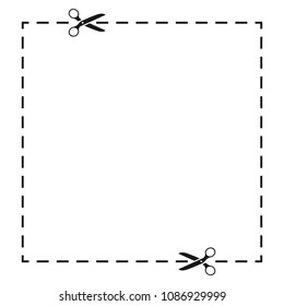 Cut icon. Vector illustration