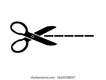 cut icon. vector scissor icon with trendy design