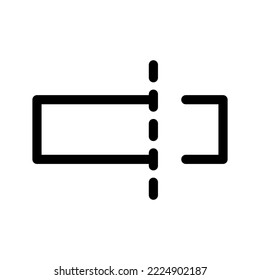 Cut Icon Vector Symbol Design Illustration