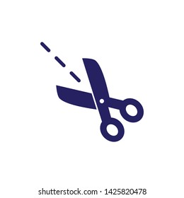 cut icon vector template design