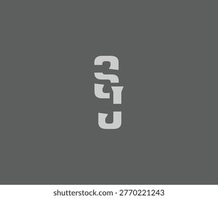 Cut lettered SU isolated on transparent background
