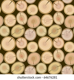 cut log butt seamless background