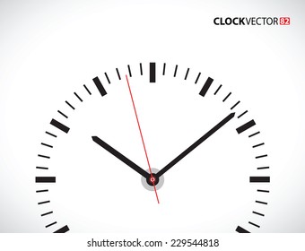 cut off clock face