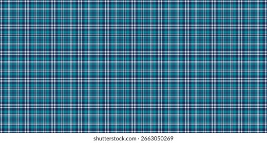 Cut out background check seamless, shape textile texture tartan. Exotic plaid fabric pattern vector in blue and cyan colors palette.