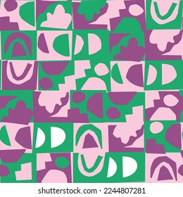 CUT OUT FLORAL SEAMLESS PATTERN IN EDITABLE VECTOR FILE