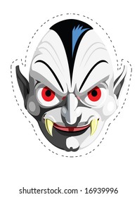 Cut Out And Keep Dracula Mask