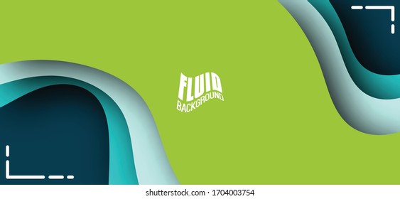 Cut out paper 3d effect with shadow vector illustration background for banner poster