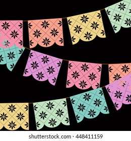 Cut Out Paper Composition