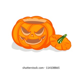 To cut out from a pumpkin