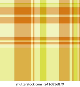 Cortar el control vectorial del tartán, tela textil de bolsa. Patrón de fondo sin soldadura de lienzo enchapado en color ámbar y cal.