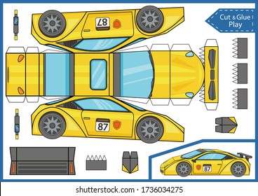 Download 3d Paper Car High Res Stock Images Shutterstock