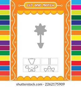 Cut and paste, cut and glue, cut and match