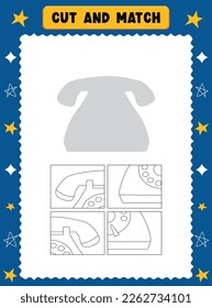 Cortar y pegar, cortar y pegar, cortar y pegar, cortar y emparejar