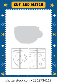 Cut and paste, cut and glue, cut and match