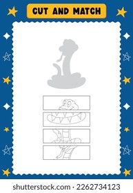 Cut and paste, cut and glue, cut and match