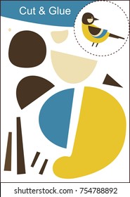 Cut and Paste Worksheet: Bluebird