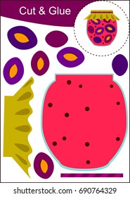 Cut and Paste Worksheet: Plum Jam