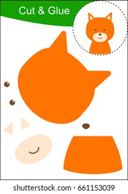 Cut and Paste worksheet: Squirrel