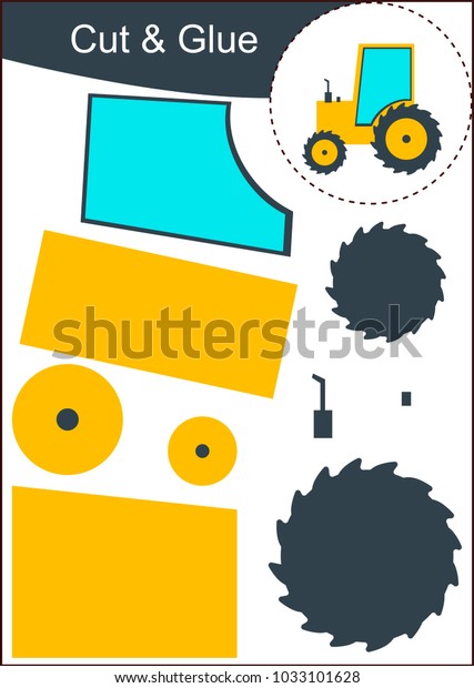 Cut and Paste Worksheet.\
Tractor