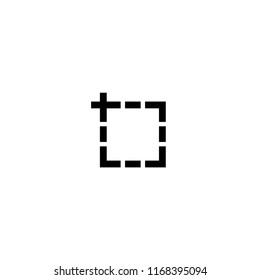 Cut the picture mobile vector icon
