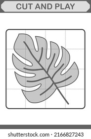 Cut and play with Monstera