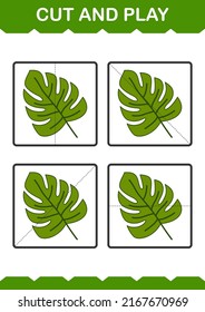 Cortar y jugar con Monstera