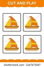Cortar y jugar con Sailboat