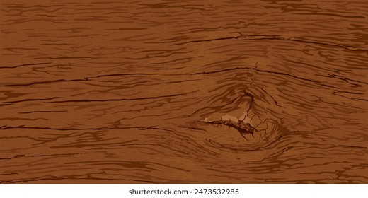 Cut red timber background graphic illustration. Wooden texture pattern.