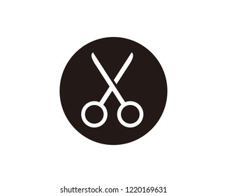 Cut scissor icon