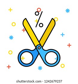 cut  scissor   offer 
