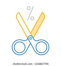 cut  scissor   offer 