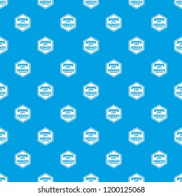 Cut service pattern vector seamless blue repeat for any use
