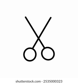 Vector de signo de signo de corte