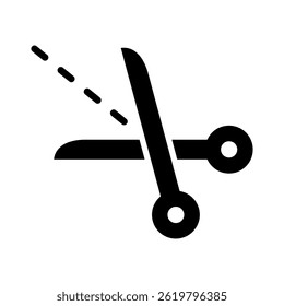 Cut Tool Icon Element For Design