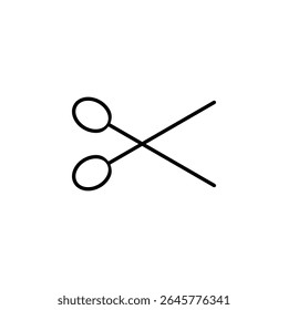 cut, trim, scissor tool icon