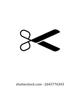 cut, trim, scissor tool icon