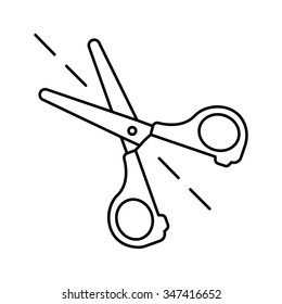 Cut vector icon