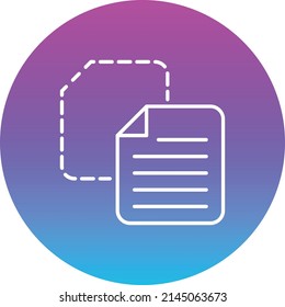 Cut vector icon. Can be used for printing, mobile and web applications.