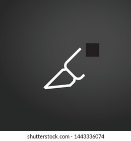 Cut vector icon. Cut concept stroke symbol design. Thin graphic elements vector illustration, outline pattern for your web site design, logo, UI. EPS 10.