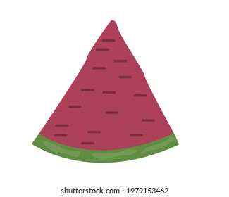 cut watermelon vector abstract design