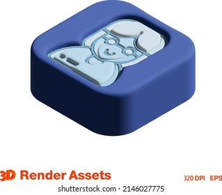 cute 3d assets perfect for social media game website infographic and many more
