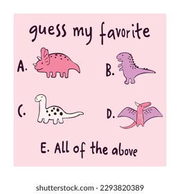 adorables conjuntos de dinos abcd, dniosaurio ruidoso con ilustraciones