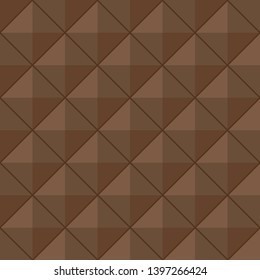Cute abstrackt geometric background. Brown hues. Flat styleillustration. Vector.