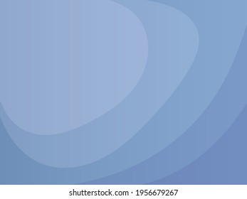 Cute abstract background. Blue hues and copy space. Flat style illustration.