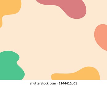 cute abstract background design. vector  illustration