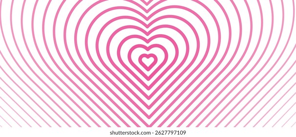 Fundo abstrato bonito com corações 