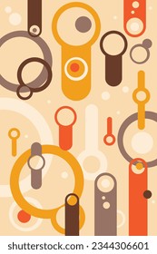 cute abstract circle background wallpaper 02