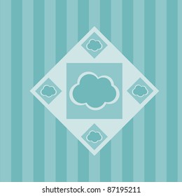 cute abstract clouds background