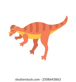 Ilustração de Dinossauro Abstrato Bonito - Paquicefalossauro